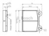 BOSCH 0 986 TB2 050 Brake Pad Set, disc brake